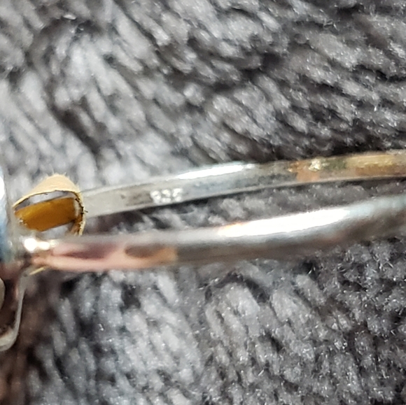 Raw Green Chrome Diopside Ring-Solid 925 Silver(Not plated!) Sz. 9 3/4 - Picture 4 of 6